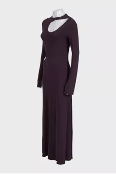 Bodycon dress with decorative cutouts