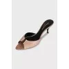 Beige Babylone mules