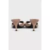 Beige Babylone mules