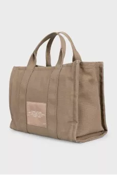 Green tote with logo