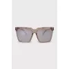 Brown gradient tinted sunglasses