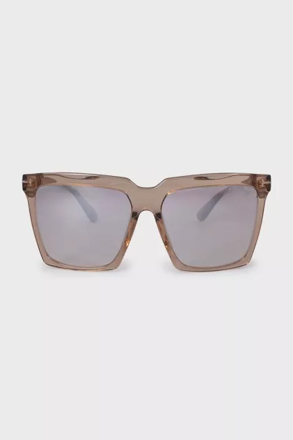 Brown gradient tinted sunglasses