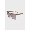 Brown gradient tinted sunglasses