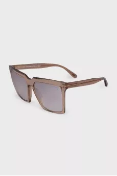 Brown gradient tinted sunglasses
