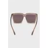 Brown gradient tinted sunglasses