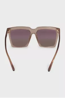 Brown gradient tinted sunglasses