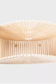 Round bamboo bag