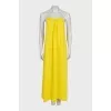 Loose-fitting sundress with an open back