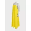 Loose-fitting sundress with an open back