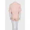 Silk suit with printed shorts