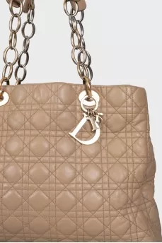 Тоут бежевого цвета Lady Dior