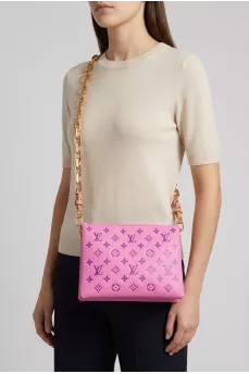 Coussin leather bag