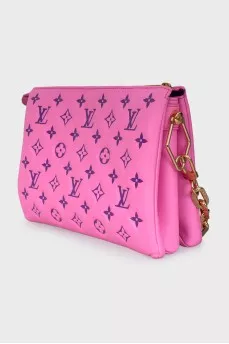 Coussin leather bag