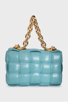 Cassette woven leather bag