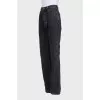 Сірі джинси straight fit з биркою