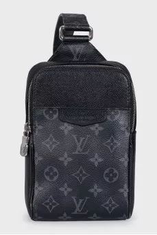 Men's black outdoor bag