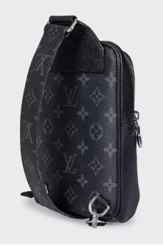 Men's black outdoor bag