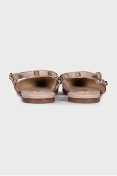 Червоні слінгбеки Rockstud