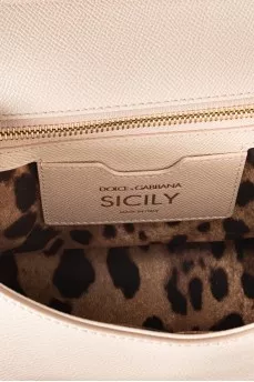 Бежевая сумка Sicily из кожи