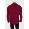 Men's red shirt with tag