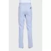 Men's straight striped trousers