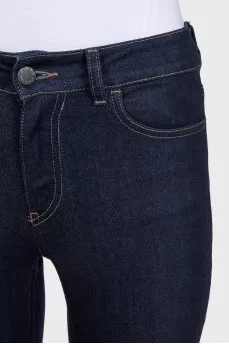 Джинсы skinny синего цвета