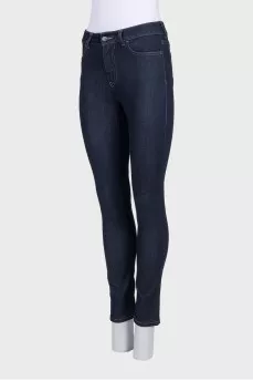 Джинсы skinny синего цвета