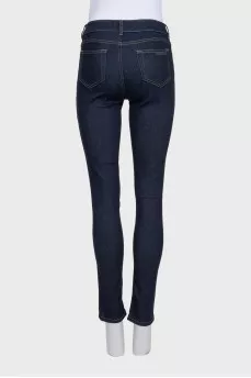 Джинсы skinny синего цвета