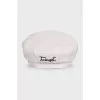 Kepi with a visor decorated with embroidery