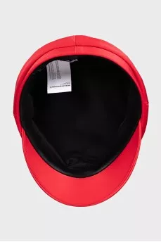 Red cap with rhinestones