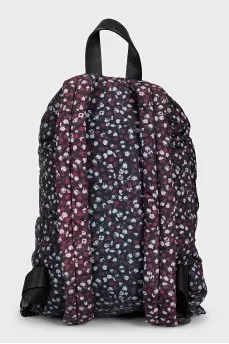 Backpack with a small print