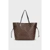 Тоут коричневого цвета Neverfull