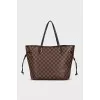 Тоут коричневого цвета Neverfull