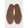 Men's brown suede lace-up sneakers
