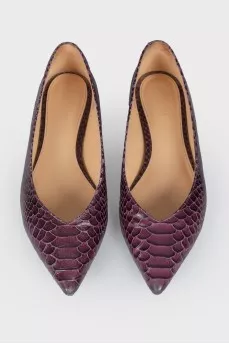 Pointed toecap ballerinas