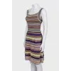 Fitted mini dress with print
