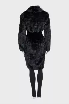 Fitted mink coat