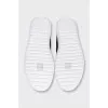 Men's dark blue slip-ons