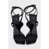 Tutankhamun leather sandals