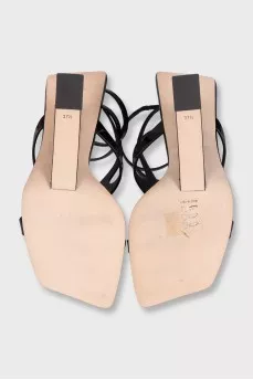 Tutankhamun leather sandals