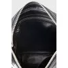 Men's embossed leather bag