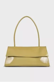 Leather bag with long handle