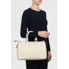 Шкіряна біла сумка Speedy