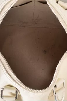 White leather Speedy bag