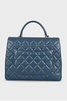 Стеганая сумка сетчел из кожи Trendy CC