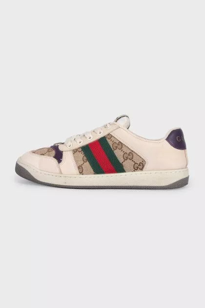 Screener printed sneakers