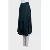 Green pleated skirt with tag