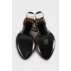 Jodie brown suede sandals