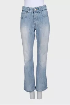 Джинси boot cut fit із необробленим краєм