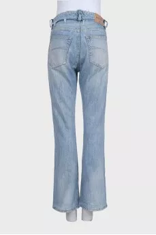 Джинси boot cut fit із необробленим краєм